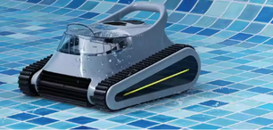 Draadloze Robot Zwembadreiniger – 45.000 Pa Zuigkracht, 180 W Motor, Wandklimmen & Automatische Routeplanning, Geschikt voor Zwembaden tot 200 m²