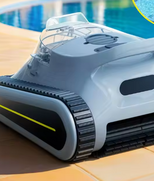 Draadloze Robot Zwembadreiniger – 45.000 Pa Zuigkracht, 180 W Motor, Wandklimmen & Automatische Routeplanning, Geschikt voor Zwembaden tot 200 m²
