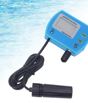 2-in-1 Waterkwaliteit Tester – pH & EC Monitor voor Drinkwater, Zwembad en Aquarium