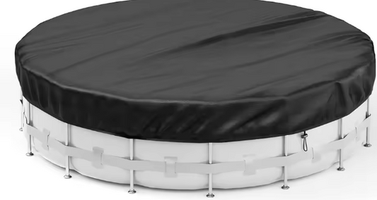 Ronde Zwembadafdekking 310 cm – Waterdicht Oxford Doek met PU-Coating, Scheurbestendig & Heavy Duty