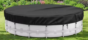 Ronde Zwembadafdekking 310 cm – Waterdicht Oxford Doek met PU-Coating, Scheurbestendig & Heavy Duty