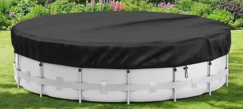 Ronde Zwembadafdekking 310 cm – Waterdicht Oxford Doek met PU-Coating, Scheurbestendig & Heavy Duty
