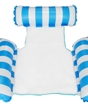 Opblaasbare Zwembad Hangmat – Drijvende Ligstoel met Mesh Zitting, Comfortabel & Stevig, Voor Zwembad en Strand