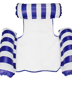 Opblaasbare Zwembad Hangmat – Drijvende Ligstoel met Mesh Zitting, Comfortabel & Stevig, Voor Zwembad en Strand