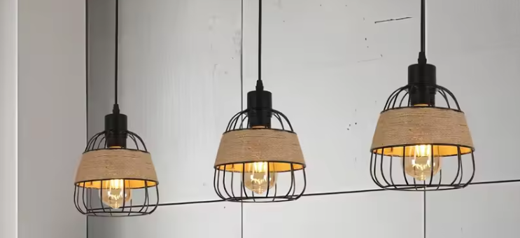 Vintage Lantaarn Hanglamp – Industriële Metalen Plafondlamp