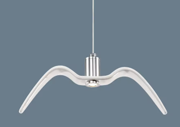 Scandinavische LED Hanglamp – Moderne Keramische Plafondlamp met Warm Licht