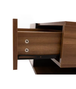 Vierkante salontafel 78cm – met lades en onderplank