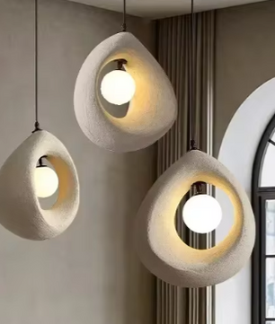 Japanse Wabi Sabi Hanglamp – Scandinavisch Minimalistisch Design voor Woonkamer, Eetkamer & Bar