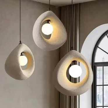 Japanse Wabi Sabi Hanglamp – Scandinavisch Minimalistisch Design voor Woonkamer, Eetkamer & Bar