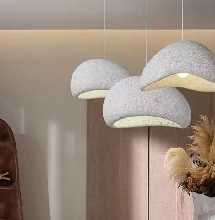 Japanse Wabi-Sabi Hanglamp – Moderne LED Plafondlamp voor Woonkamer, Eetkamer & Slaapkamer