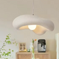 Scandinavische Crème Hanglamp – Minimalistische Wabi-Sabi Kroonluchter voor Woonkamer, Eetkamer & Slaapkamer