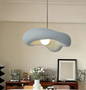Scandinavische Crème Hanglamp – Minimalistische Wabi-Sabi Kroonluchter voor Woonkamer, Eetkamer & Slaapkamer