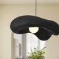 Scandinavische Crème Hanglamp – Minimalistische Wabi-Sabi Kroonluchter voor Woonkamer, Eetkamer & Slaapkamer