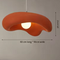 Scandinavische Crème Hanglamp – Minimalistische Wabi-Sabi Kroonluchter voor Woonkamer, Eetkamer & Slaapkamer
