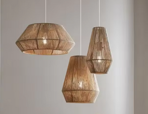 Retro Handgeweven Rotan Hanglamp – Japanse Wabi-Sabi Stijl, Natuurlijk & Sfeervol