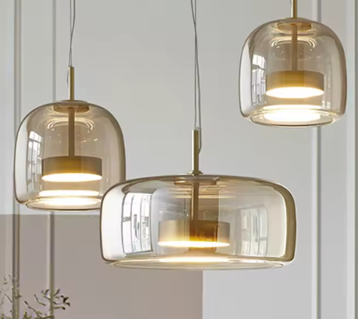 Luxe Glazen Kroonluchter – Designer Hanglamp met Verstelbaar Koord