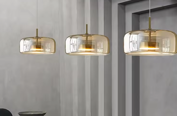 Luxe Glazen Kroonluchter – Designer Hanglamp met Verstelbaar Koord