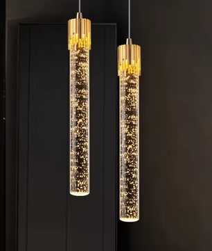 Nordic Kristallen Hanglamp – Moderne LED Plafondlamp voor Woonkamer, Slaapkamer & Restaurant