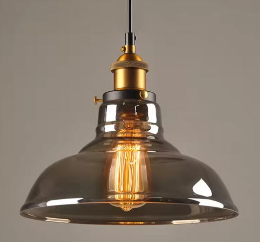Vintage Glazen Hanglamp – Loft Design Plafondlamp voor Woonkamer & Eetkamer