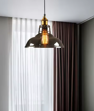 Vintage Glazen Hanglamp – Loft Design Plafondlamp voor Woonkamer & Eetkamer