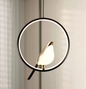 Ekster Vogel LED Hanglamp – Moderne Design Plafondlamp voor Slaapkamer & Nachtkastje