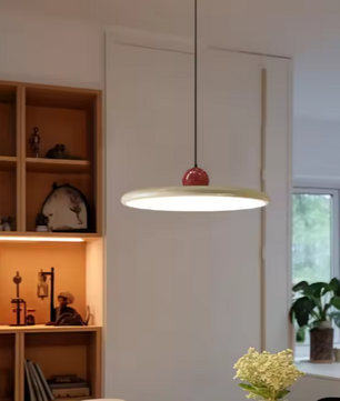 Moderne Retro Hanglamp – Platte LED Plafondlamp 30/40 cm