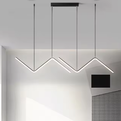 Moderne LED Hanglamp – Minimalistisch Design 90 cm met Afstandsbediening