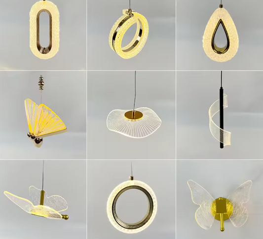 Nordic LED Hanglamp – Moderne Verlichting Aluminium, Acryl, Metaal