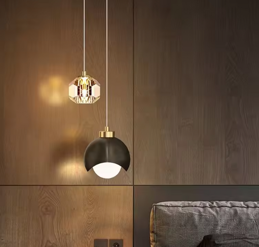 Moderne Kristallen Hanglamp – Luxe Minimalistisch Design voor Woonkamer & Slaapkamer