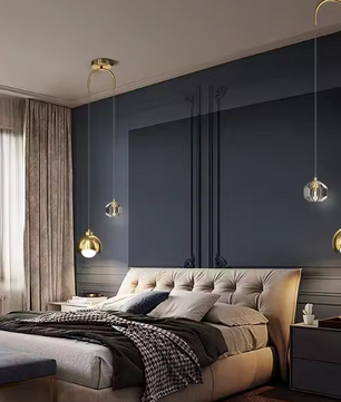 Moderne Kristallen Hanglamp – Luxe Minimalistisch Design voor Woonkamer & Slaapkamer