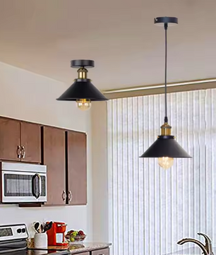 Vintage Industriële Plafondlamp – Rustiek Metalen Armatuur