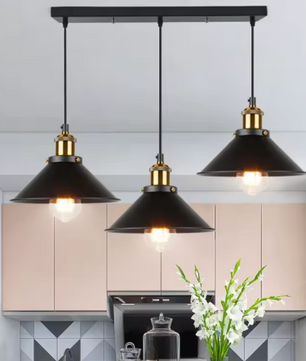 Vintage Industriële Hanglamp – Retro Loft Kroonluchter E27