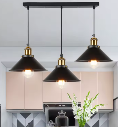 Vintage Industriële Hanglamp – Retro Loft Kroonluchter E27