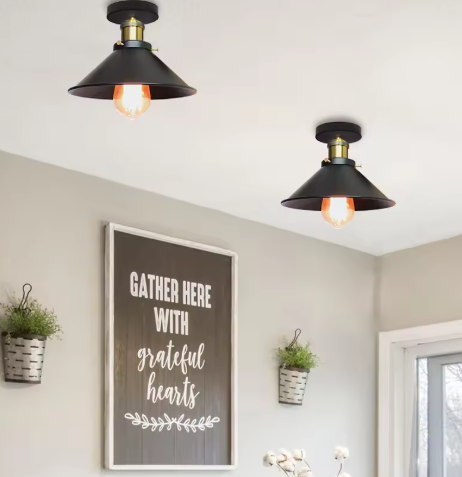 Vintage Industriële Hanglamp – Retro Loft Kroonluchter E27