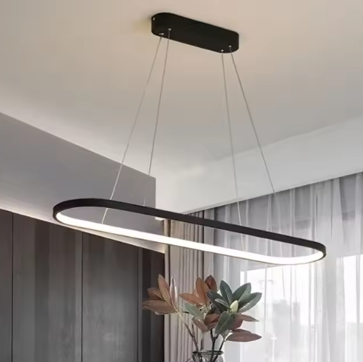 Moderne LED Lijn Hanglamp – Minimalistisch Design voor Woonkamer & Eetkamer