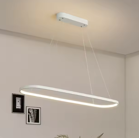 Moderne LED Lijn Hanglamp – Minimalistisch Design voor Woonkamer & Eetkamer