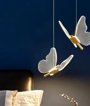 Nordic Vlinder LED Hanglamp – Moderne Plafondlamp