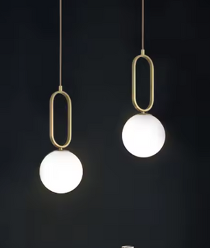 Moderne Scandinavische Hanglamp – Minimalistisch Design met Glazen Bol