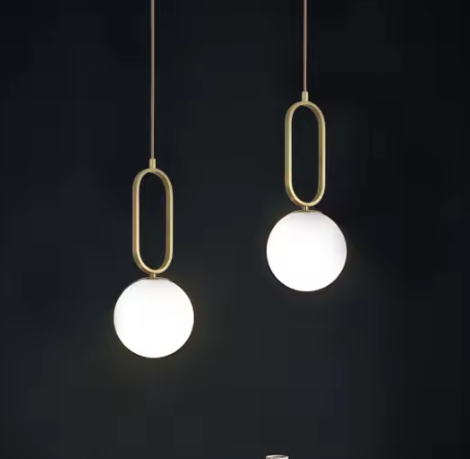 Moderne Scandinavische Hanglamp – Minimalistisch Design met Glazen Bol