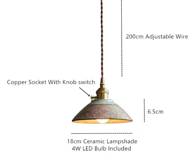 Nordic Keramische LED Hanglamp – Modern & Stijlvol Ontwerp, E27 Fitting