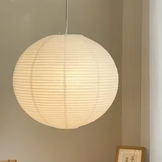 Japanse Rijstpapieren Hanglamp – Wabi Sabi Design, E27 Fitting
