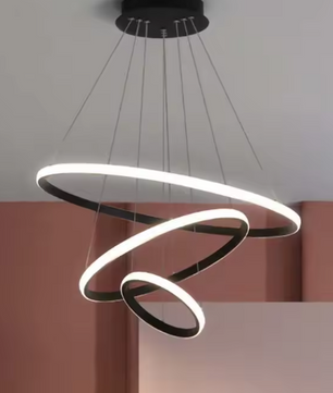 Moderne LED Kroonluchter – Luxe Cirkel Hanglamp voor Woonkamer & Eettafel