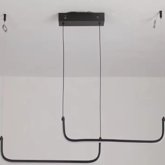 Moderne LED Kroonluchter – Aluminium Hanglamp voor Woonkamer, Eetkamer & Slaapkamer