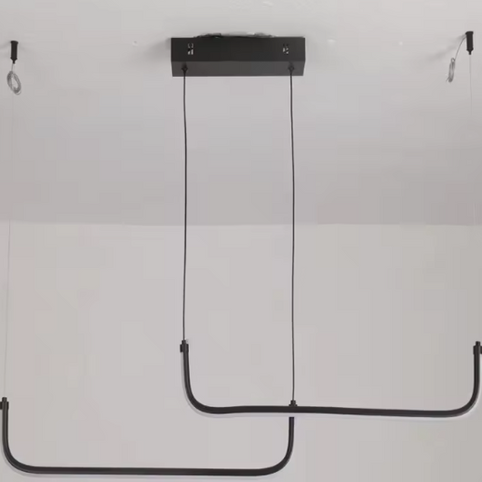 Moderne LED Kroonluchter – Aluminium Hanglamp voor Woonkamer, Eetkamer & Slaapkamer