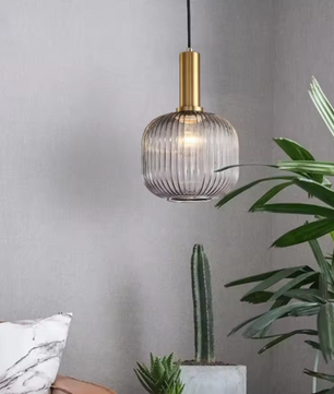 Glazen LED Hanglamp – Retro Luxe Design voor Keuken & Woonkamer