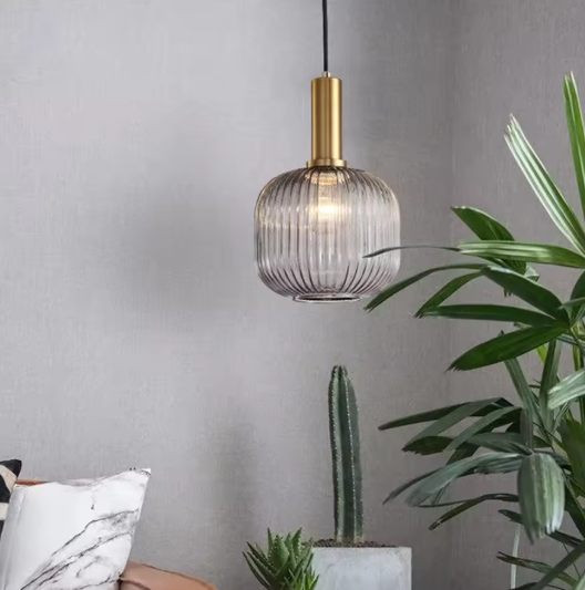 Glazen LED Hanglamp – Retro Luxe Design voor Keuken & Woonkamer
