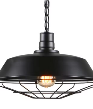 Industriële Retro Hanglamp – Vintage IJzeren Plafondlamp, E27 Fitting
