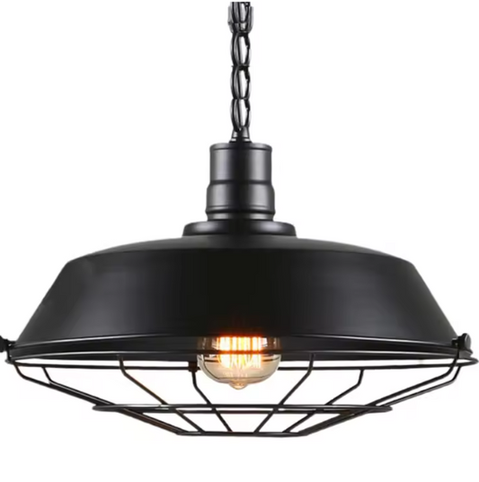 Industriële Retro Hanglamp – Vintage IJzeren Plafondlamp, E27 Fitting