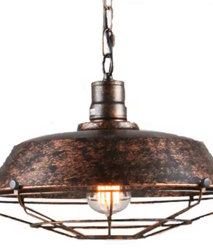 Industriële Retro Hanglamp – Vintage IJzeren Plafondlamp, E27 Fitting