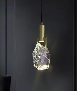 Moderne Kristallen Hanglamp – Luxe Messing & LED Verlichting, Elegant en Sfeervol